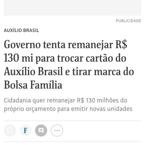 Querem apagar o Bolsa Família da História da mente e do coração do&nbsp;povo