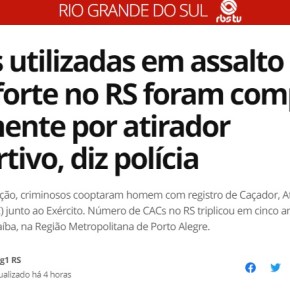 Com Bolsonaro, 40 mil armas por mês estão entrando no Brasil e “CACs” viram “fornecedores” do Crime&nbsp;Organizado