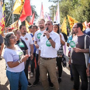 Edegar Pretto participa de ato de cidadãos de Viamão e Alvorada contra instalação de pedágio na&nbsp;ERS-118