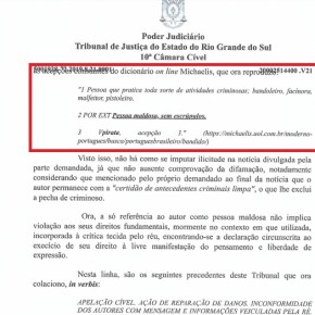 “Véio da Havan”, me processou…, perdeu e vai ter que pagar as custas! É bandido&nbsp;sim!
