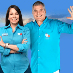 A socialista Luiza Gonzalez, apoiada por Rafael Correa, foi a mais votada no 1º turno no&nbsp;Equador