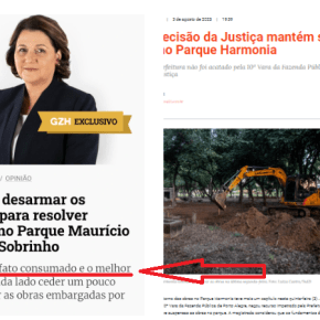 Parque Harmonia: RBS quer atropelar a verdade e diz que “concessão é caso consumado”