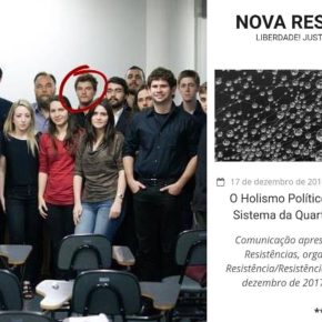 Grupo neonazista organizou fórum com o grupo Nova Resistência ligado ao&nbsp;PDT