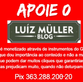 O Blog e o blogueiro precisam do seu&nbsp;apoio