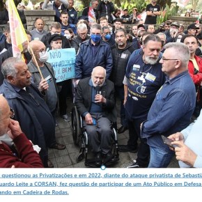João Dib, Ex Prefeito de Porto Alegre, homem da direita, sempre peleou contra a Privatização do&nbsp;DMAE