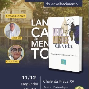 “Metamorfose da Vida”, um livro sobre o&nbsp;envelhecer