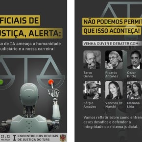 Oficiais de Justiça do RS realizam Encontro em Canoas e alertam para perigos da Inteligência Artificial na elaboração de&nbsp;sentenças