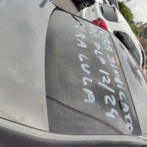 Pouca gente e muita politicagem na Carreata de contra a Regulamentação do Trabalho em&nbsp;Aplicativos