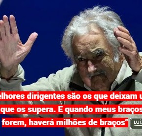 Mujica se despede com emocionante mensagem para lideres presentes e gerações futuras. Leia e&nbsp;assista: