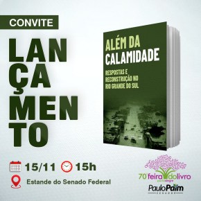 Senador Paim autografa na 70° Feira do Livro de Porto Alegre nesta Sexta-Feira,&nbsp;15/11
