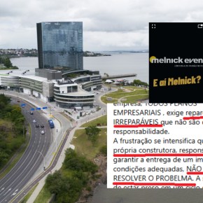 Problemas estruturais no Pontal do Estaleiro denunciados.  Melnickistão vai afundar? (Vídeo e&nbsp;texto)