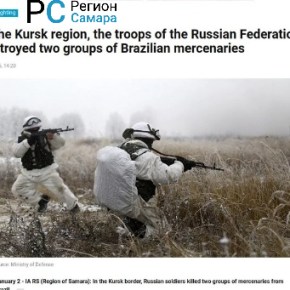 Tropas russas liquidam 2 grupos de mercenários brasileiros em Kursk, entre eles, ex militares e&nbsp;policiais