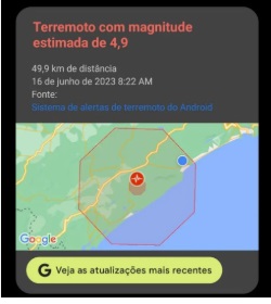 Alerta de Terremoto em Ubatuba: falha ou ação deliberada no Sistema do Android&nbsp;?