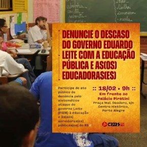 Governo Leite: Quando a Precarização da Educação é Projeto, é preciso combater o Projeto (Por Alex&nbsp;Saratt)