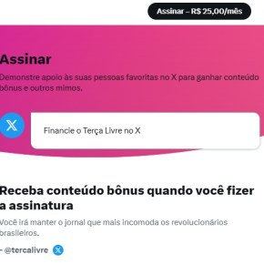 É Guerra!! Golpistas bolsonaristas recebem financiamento pelo “X” mesmo com contas suspensas no&nbsp;Brasil