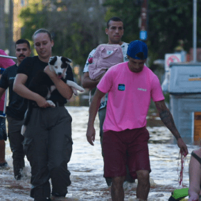Refugiados climáticos das enchentes em Porto Alegre e RS tem características inéditas, mostra pesquisa apresentada no&nbsp;Canadá