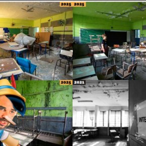 Não foi a enchente que detonou a Escola. Foi a (má) Educação do Eduardo, mostra&nbsp;Dossiê