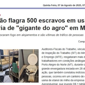 Escravidão no Coração do Agronegócio: O Caso dos 563 Trabalhadores da TAO Construtora em Porto Alegre do Norte&nbsp;(MT)
