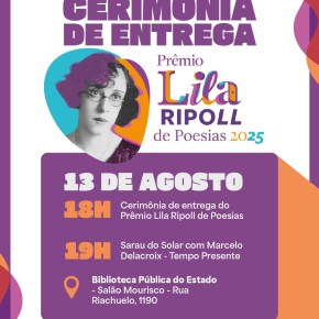 Celebração da Poesia e da Resistência: Prêmio Lila Ripoll&nbsp;2025