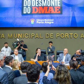 “A privatização do DMAE é caso de Polícia Federal”, diz vereador da Base de Melo na Câmara de&nbsp;Vereadores