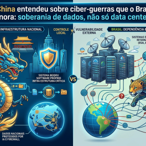 O que a China entendeu sobre ciber-guerras que o Brasil ainda ignora: soberania de dados, não só data&nbsp;centers