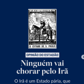 OS NECROJORNALISTAS E O CHORO PELO IRÃ (Por Inês&nbsp;Oludé)