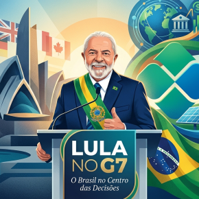 Brasil no G7: Lula Desembarca na França para Barrar Protecionismo e Liderar o Sul&nbsp;Global