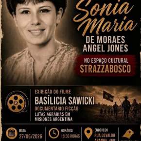 Ato homenageia santiaguense vítima da ditadura e relembra lutas por direitos humanos em&nbsp;Santiago/RS*
