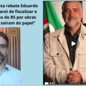 Pimenta rebate Eduardo Leite: “Não deixarei de fiscalizar e cobrar o governo do RS por obras que ainda nem saíram do&nbsp;papel”