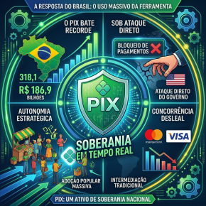 Soberania em Tempo Real: O Pix Bate Recorde Enquanto Desafia Gigantes&nbsp;Globais